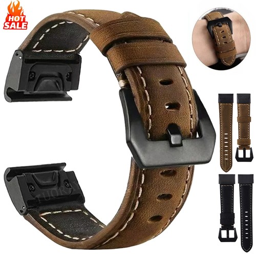 Leather watch band strap - watch,