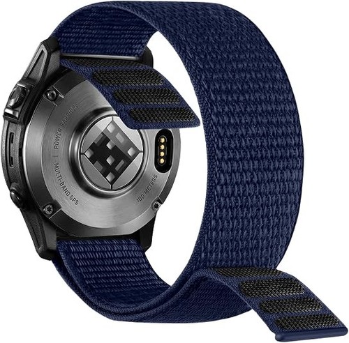 Blue hook and loop - and, nylon
