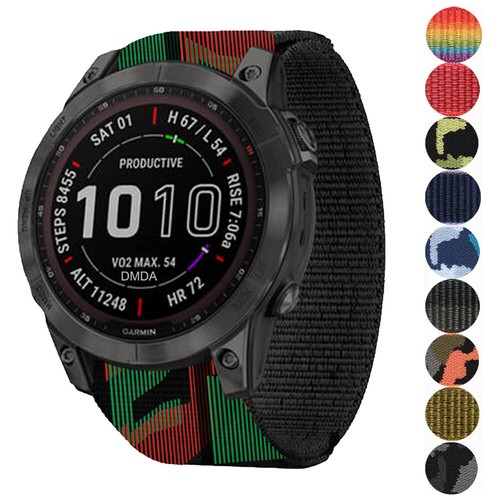 Elastic nylon loop watch band - nylon,
