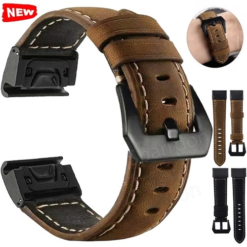Leather watch band strap - leather,