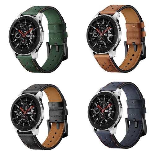 22mm leather watch band - 22mm,