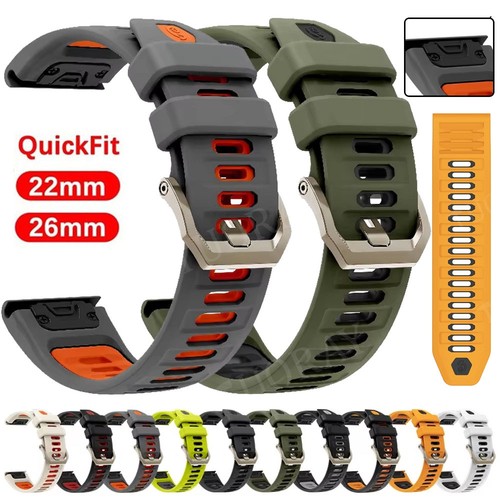 26mm quick fit silicone - 22/26mm,