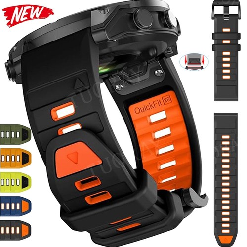 Quick fit silicone watch strap - silicone,