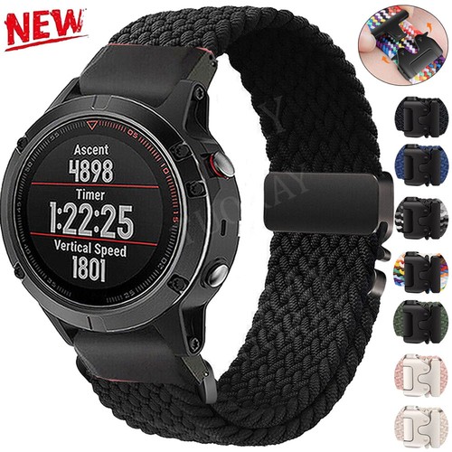 Braided nylon watch band strap - braided,